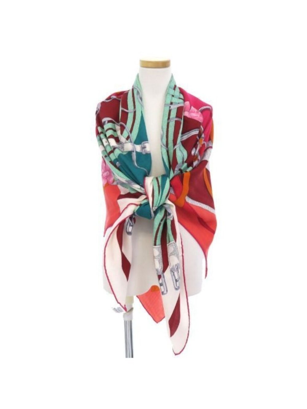 Hermes Carre Geant Cashmere Silk Scarf - Picture 9 of 9